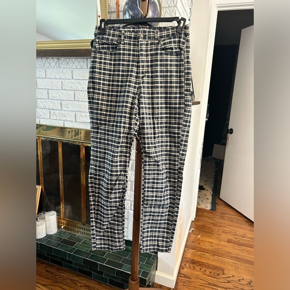 AE Plaid Mom Pant - Picture 2 of 2